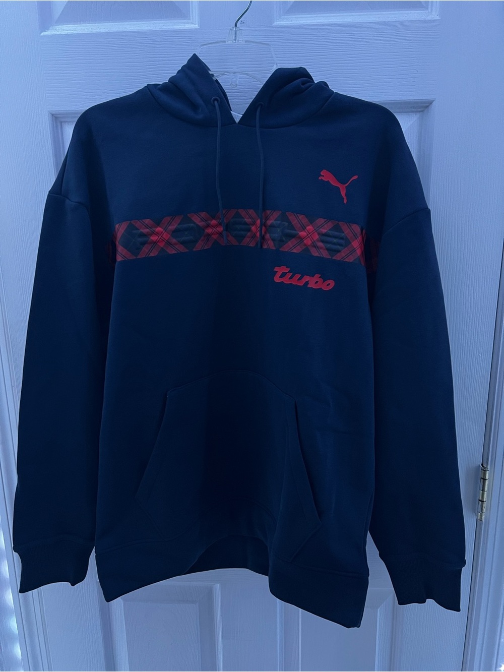 Puma Porsche Legacy Statement Pullover Hoodie Club Navy 626366-03 Size Medium